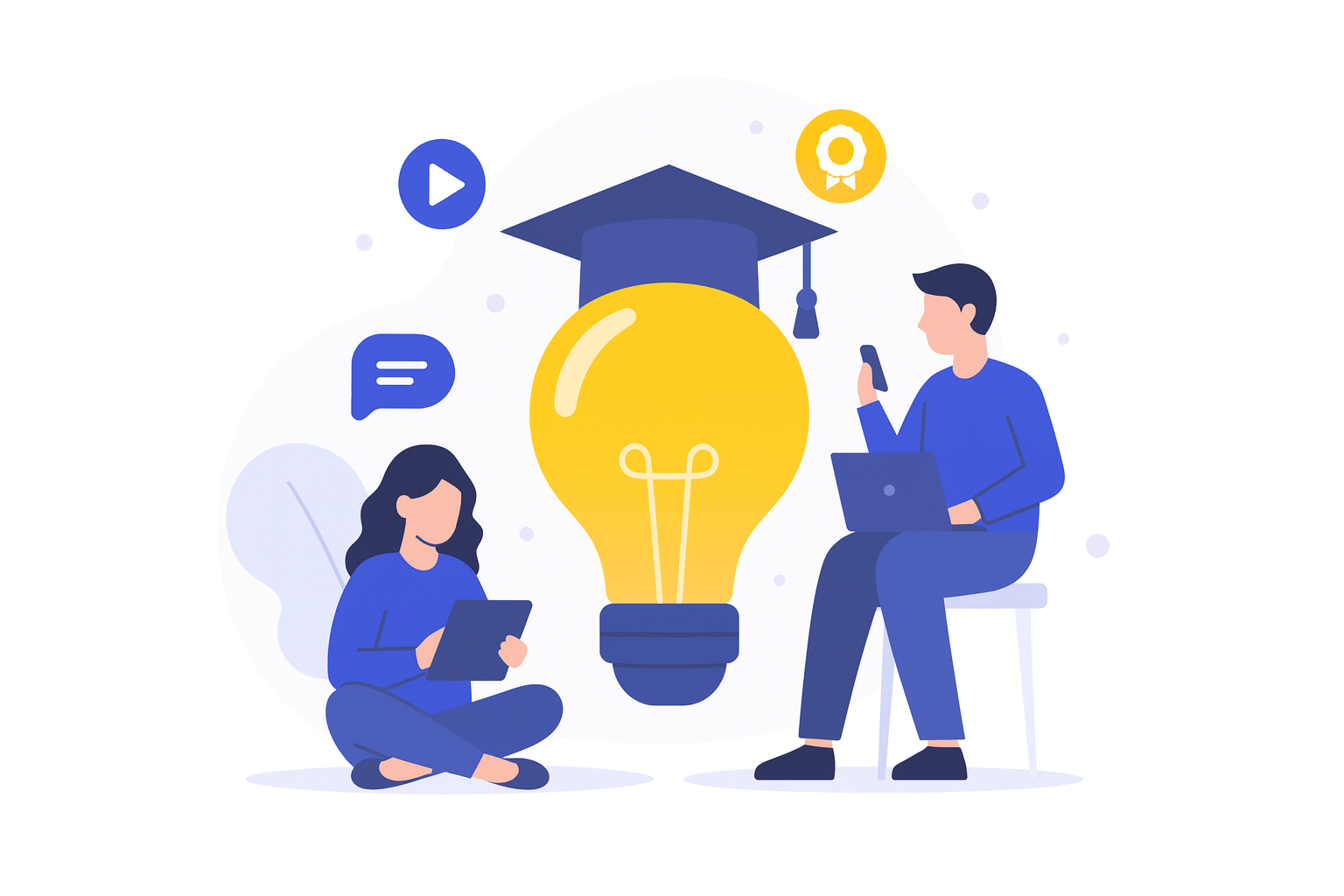 E-Learning Ideas in Bright Light
